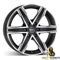 MAK King 6 6.5x16 6*125 ET50 DIA74.1 Ice Black Литой
