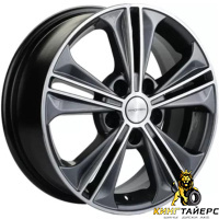 Khomen KHW 1603 6x16 5*112 ET50 DIA57.1 G-Silver-FP Литой