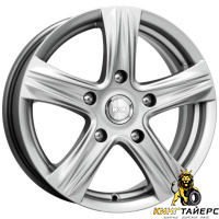 K&K Легион 6.5x16 5*139.7 ET40 DIA98 Сильвер Литой