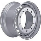 10/335/281/120, Sunrise 10/335/281/120 11.75x22.5 10*335 ET120 DIA281 Silver Штампованный, Диски