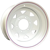 Nissan/Toyota, Off Road Wheels Nissan/Toyota 7x16 6*139.7 ET30 DIA110.1 White Штампованный, Диски