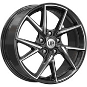 UP105, Wheels UP UP105 7x17 5*110 ET35 DIA65.1 New Black Литой, Диски