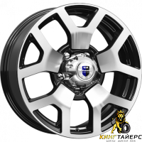 K&K Намиб 7x18 5*139.7 ET35 DIA108.6 Дарк платинум Литой