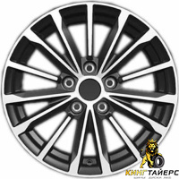 Khomen KHW 1611 6.5x16 5*114.3 ET45 DIA60.1 Black-FP Литой