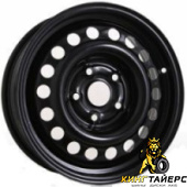 9272, Trebl 9272 6.5x16 5*105 ET38 DIA56.6 Black Штампованный, Диски