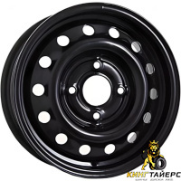 ТЗСК Ford Kuga 7x17 5*108 ET50 DIA63.3 Black Штампованный