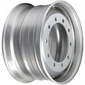 8221106, Sunrise 8221106 11.75x22.5 10*335 ET135 DIA281 Silver Штампованный, Диски