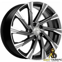 Khomen KHW 1901 7.5x19 5*108 ET36 DIA65.1 Black Литой