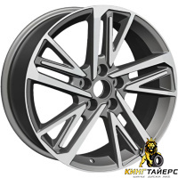 Khomen KHW 1815 8x18 5*108 ET47 DIA60.1 Gray-FP Литой