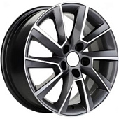 Диски Khomen KHW 1604 6x16 5*105 ET39 DIA56.6 Black Литой KHW 1604, Khomen KHW 1604 6x16 5*105 ET39 DIA56.6 Black Литой, Диски