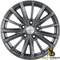 Khomen KHW 1611 6.5x16 5*112 ET50 DIA57.1 Black-FP Литой