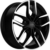 KHW 1708, Khomen KHW 1708 6.5x17 5*112 ET38 DIA57.1 Black Литой, Диски