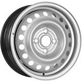 53A45V, Евразиа Тапо 53A45V 5.5x14 4*100 ET45 DIA56.1 Silver Штампованный, Диски