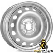 ВАЗ 2112, Accuride ВАЗ 2112 5x14 4*98 ET35 DIA58.6 Silver Штампованный, Диски