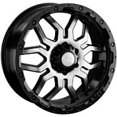 1285, LS 1285 9x20 6*139.7 ET20 DIA100.1 BKF Литой, Диски