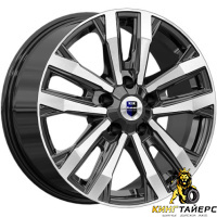 K&K Мичиган 8x18 5*130 ET43 DIA84.1 Дарк платинум Литой