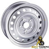 Renault Logan, ТЗСК Renault Logan 6x15 4*100 ET40 DIA60.1 Black Штампованный, Диски