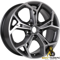 Khomen KHW 1702 7x17 5*114.3 ET48.5 DIA67.1 Gray Литой