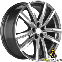 Khomen KHW 1905 7.5x19 5*108 ET46 DIA63.3 Black Matt Литой