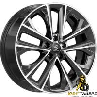 Скад КР012 7x18 5*114.3 ET48.5 DIA67.1 Diamond gloss graphite Литой