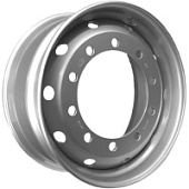 10/335/281/120, Asterro 10/335/281/120 11.75x22.5 10*335 ET120 DIA281 Silver Штампованный, Диски