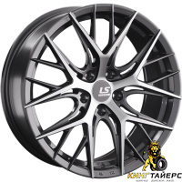 LS FlowForming RC57 8x18 5*112 ET39 DIA66.6 BKF Литой