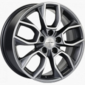 KHW 1713, Khomen KHW 1713 7x17 5*110 ET46 DIA63.3 Black Литой, Диски