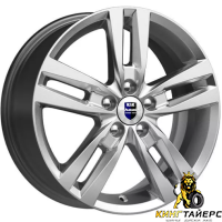 K&K Rassvet 6.5x16 5*105 ET38 DIA56.6 Дарк платинум Литой