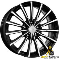 K&K Акцент 7x17 4*114.3 ET40 DIA67.1 Дарк платинум Литой