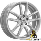 UP107, Wheels UP UP107 6.5x17 4*100 ET45 DIA60.1 Silver Classic Литой, Диски
