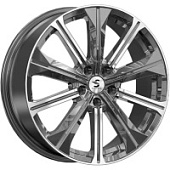 KP013, Скад KP013 7x19 5*114.3 ET45 DIA67.1 Elite silver Литой, Диски