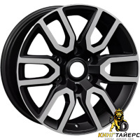 Khomen KHW 1723 8x17 6*139.7 ET25 DIA106.1 Black Литой