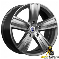 K&K да Винчи 7x16 5*108 ET43 DIA67.1 Дарк платинум Литой