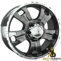 LS 214 7x16 5*139.7 ET5 DIA108.1 BKF Литой