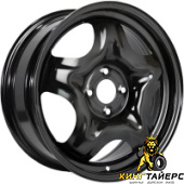 LADA Vesta, ТЗСК LADA Vesta 6.5x16 4*100 ET50 DIA60.1 Black Штампованный, Диски