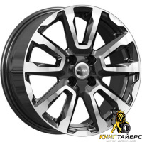K&K КС1026 6.5x16 4*100 ET50 DIA60.1 Алмаз черный Литой