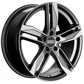 Fondmetal Hexis 8x18 5*112 ET40 DIA66.6 Black Glossy Machined Литой