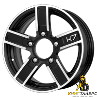 Carwel Нива-7 6x16 5*139.7 ET40 DIA98 BL Литой