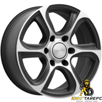 Скад Скала 7.5x17 6*139.7 ET25 DIA106.1 Алмаз матовый Литой