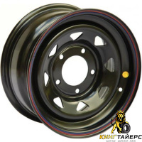 Off Road Wheels Niva 6.5x15 5*139.7 ET35 DIA98.5 Black Штампованный