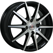 M53, Alcasta M53 6.5x16 5*100 ET35 DIA57.1 BKF Литой, Диски