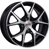 Диски Alcasta M52 6x15 4*100 ET50 DIA60.1 BKF Литой M52, Alcasta M52 6x15 4*100 ET50 DIA60.1 BKF Литой, Диски