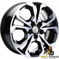 Khomen KHW 1711 6.5x17 5*108 ET33 DIA60.1 Black Литой