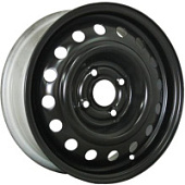 8460T, Trebl 8460T 6x15 5*114.3 ET40 DIA66.1 Black Штампованный, Диски