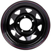 Renault Duster, Off Road Wheels Renault Duster 7x16 5*114.3 ET20 DIA84.1 Black Штампованный, Диски