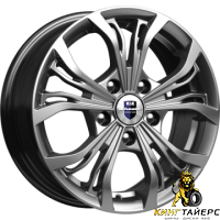 K&K Аламида 7x17 5*108 ET45 DIA60.1 Алмаз черный Литой