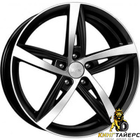 K&K Дольче Вита 7.5x18 5*100 ET38 DIA67.1 Алмаз черный Литой