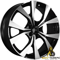 Khomen KHW 1906 7x19 5*114.3 ET35 DIA60.1 Black Литой