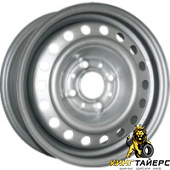 U5065 P, SDT U5065 P 5.5x14 4*100 ET45 DIA56.6 Silver Штампованный, Диски