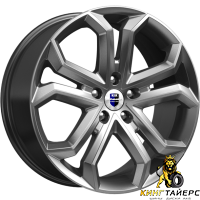 K&K Пандора 8.5x19 5*108 ET48 DIA63.3 Дарк платинум Литой